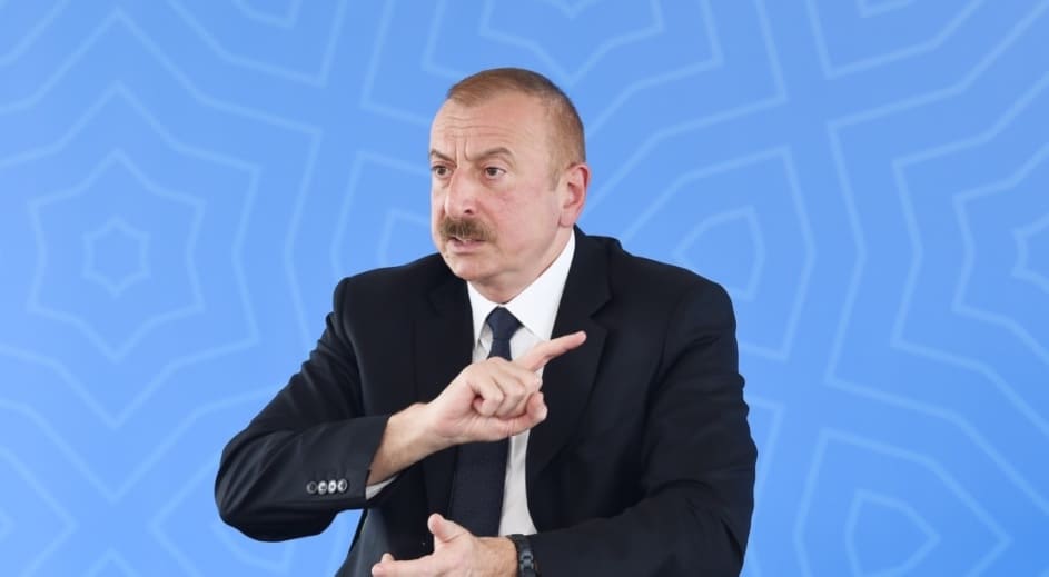president of Azerbaijan Ilham Aliyev