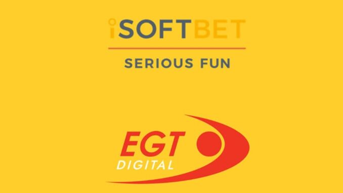 iSoftBet signs partnership with EGT Digital
