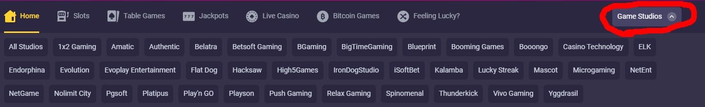 Bitstarz Casino Software Providers
