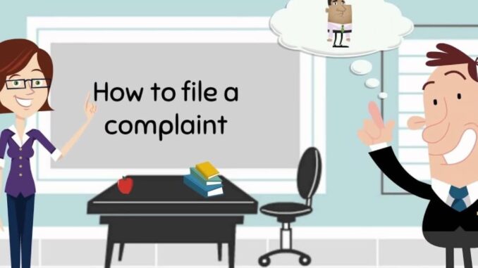 file a complaint