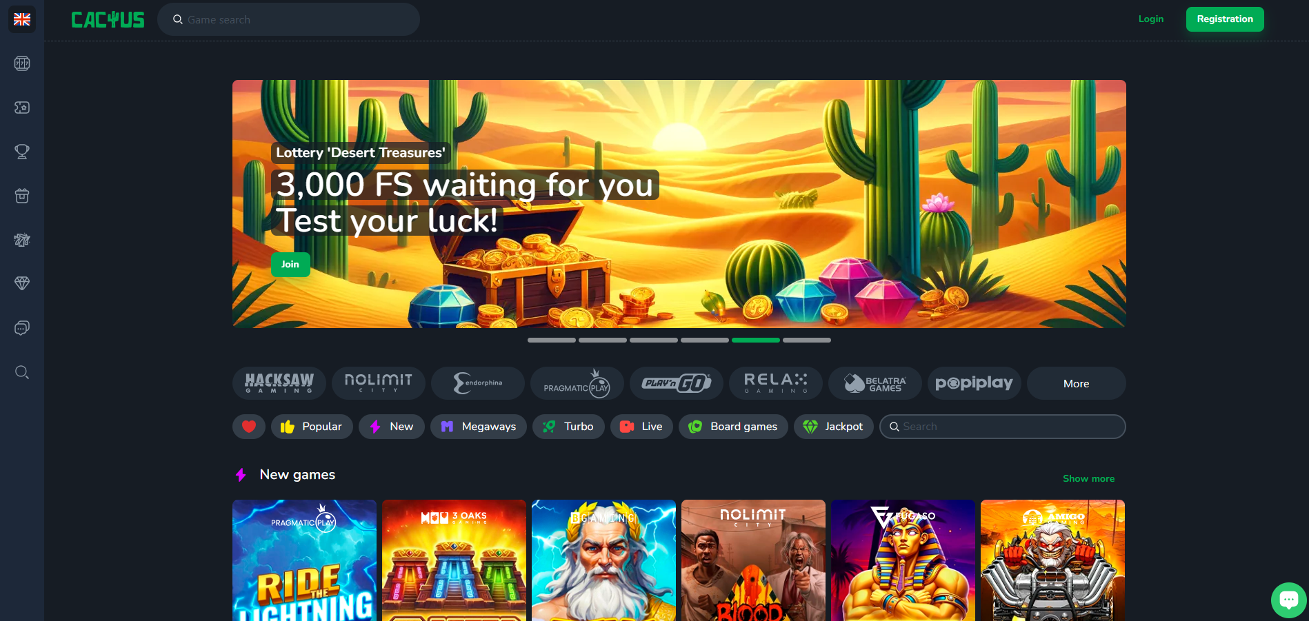 Cactus Casino Overview